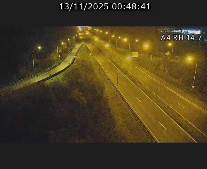 <h2>Traffic live webcam Luxembourg Jonction Lankelz - A4 - BK 14.7 - direction Luxembourg</h2>