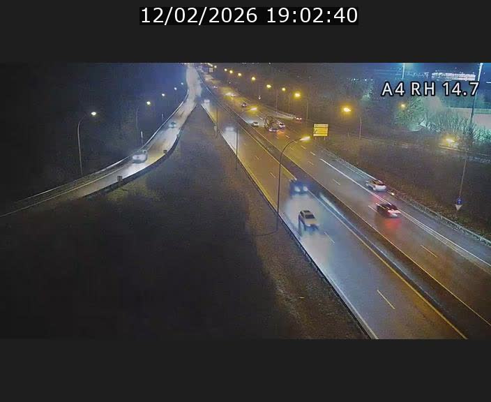 <h2>Traffic live webcam Luxembourg Jonction Lankelz - A4 - BK 14.7 - direction Luxembourg</h2>