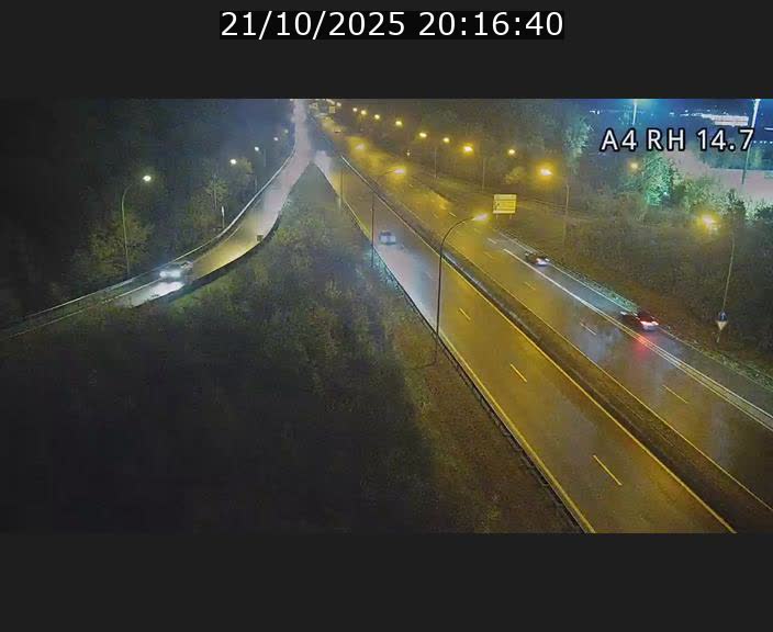 <h2>Traffic live webcam Luxembourg Jonction Lankelz - A4 - BK 14.7 - direction Luxembourg</h2>