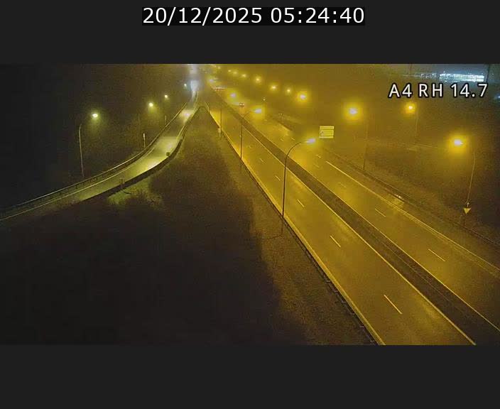 Traffic live webcam Luxembourg Jonction Lankelz - A4 - BK 14.7 - direction Luxembourg