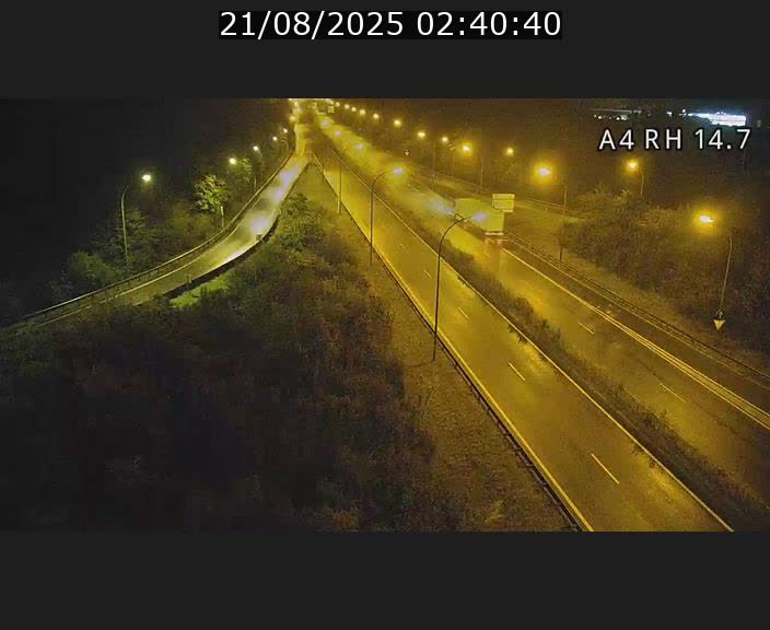 <h2>Traffic live webcam Luxembourg Jonction Lankelz - A4 - BK 14.7 - direction Luxembourg</h2>