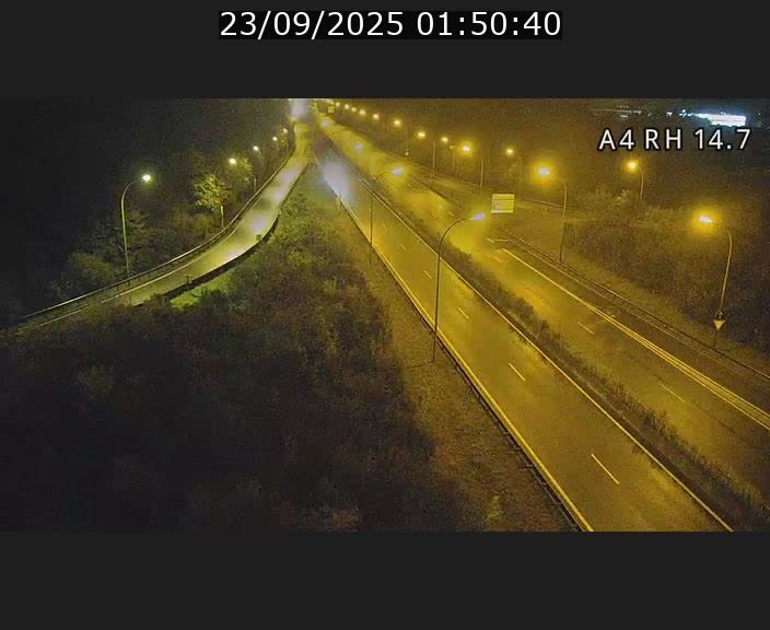 <h2>Traffic live webcam Luxembourg Jonction Lankelz - A4 - BK 14.7 - direction Luxembourg</h2>
