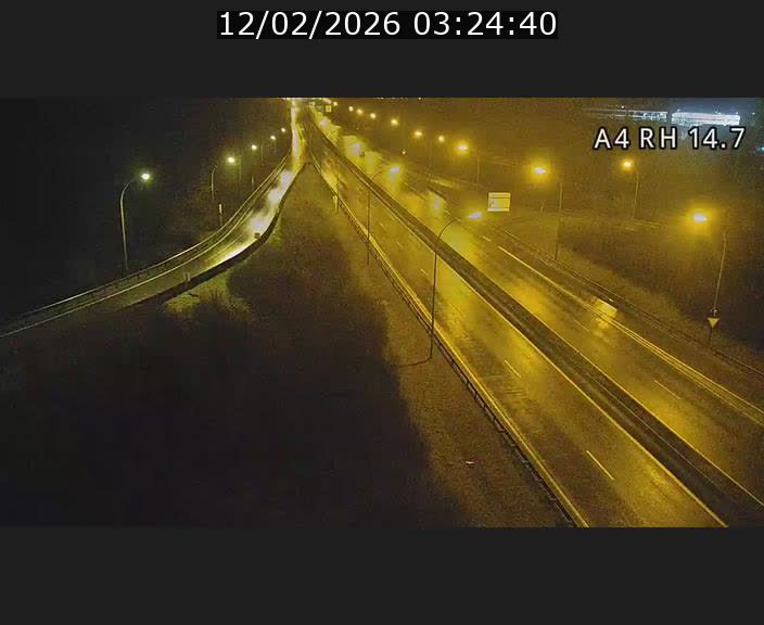 <h2>Traffic live webcam Luxembourg Jonction Lankelz - A4 - BK 14.7 - direction Luxembourg</h2>
