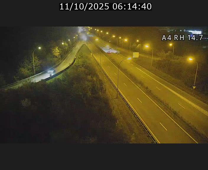 <h2>Traffic live webcam Luxembourg Jonction Lankelz - A4 - BK 14.7 - direction Luxembourg</h2>