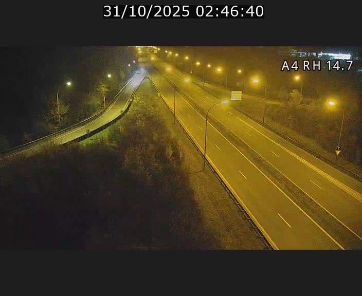 <h2>Traffic live webcam Luxembourg Jonction Lankelz - A4 - BK 14.7 - direction Luxembourg</h2>