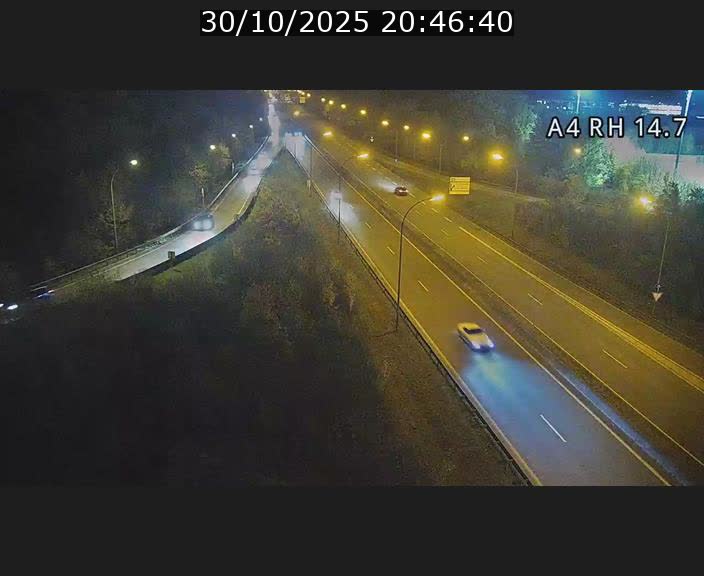 <h2>Traffic live webcam Luxembourg Jonction Lankelz - A4 - BK 14.7 - direction Luxembourg</h2>