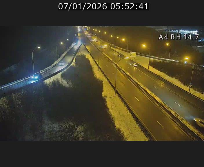 <h2>Traffic live webcam Luxembourg Jonction Lankelz - A4 - BK 14.7 - direction Luxembourg</h2>