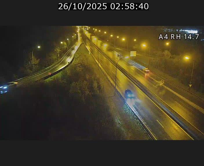 <h2>Traffic live webcam Luxembourg Jonction Lankelz - A4 - BK 14.7 - direction Luxembourg</h2>