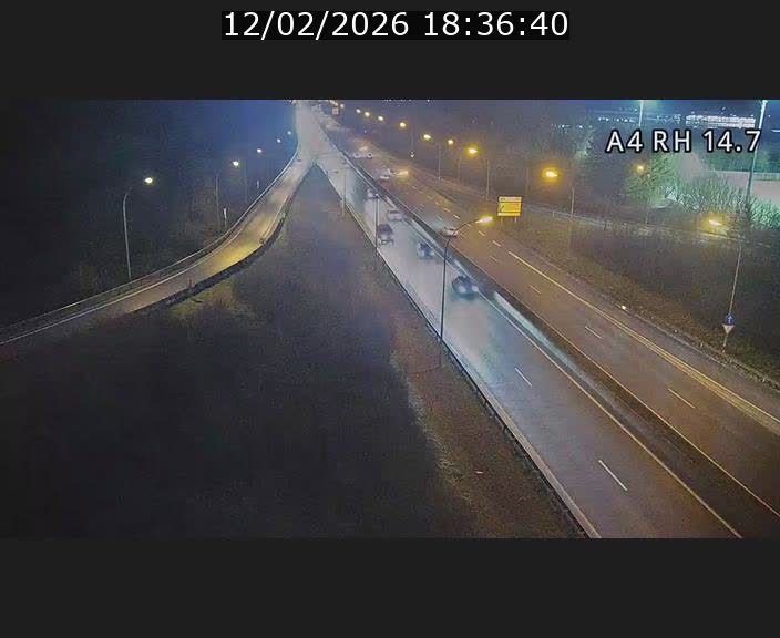 <h2>Traffic live webcam Luxembourg Jonction Lankelz - A4 - BK 14.7 - direction Luxembourg</h2>