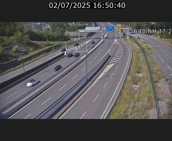 <h2>Webcam sur le contournement d'Esch Belval à hauteur de la sortie Université de Luxembourg. Vue orientée vers Luxembourg</h2>