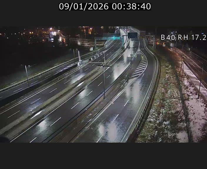 Webcam sur le contournement d'Esch Belval à hauteur de la sortie Université de Luxembourg. Vue orientée vers Luxembourg