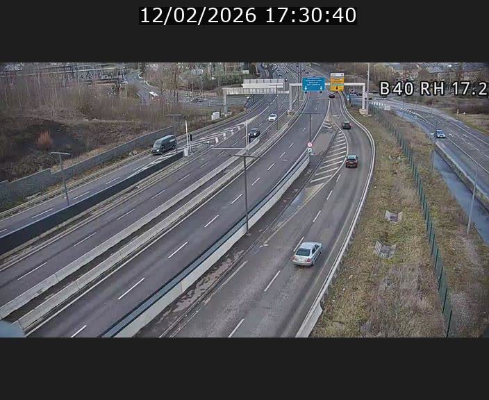 <h2>Webcam sur le contournement d'Esch Belval à hauteur de la sortie Université de Luxembourg. Vue orientée vers Luxembourg</h2>