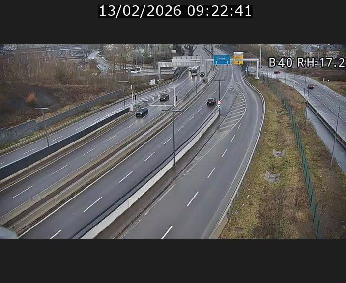 <h2>Webcam sur le contournement d'Esch Belval à hauteur de la sortie Université de Luxembourg. Vue orientée vers Luxembourg</h2>