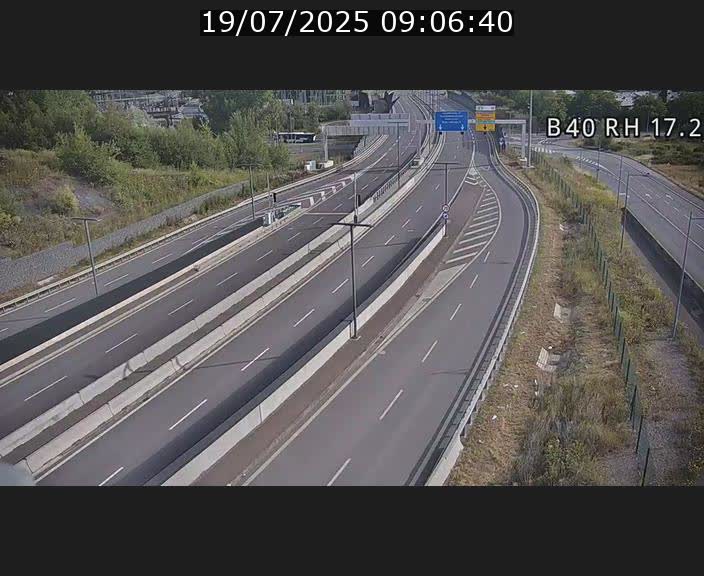 <h2>Webcam sur le contournement d'Esch Belval à hauteur de la sortie Université de Luxembourg. Vue orientée vers Luxembourg</h2>