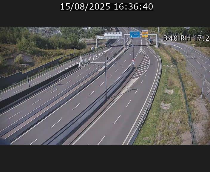 <h2>Webcam sur le contournement d'Esch Belval à hauteur de la sortie Université de Luxembourg. Vue orientée vers Luxembourg</h2>