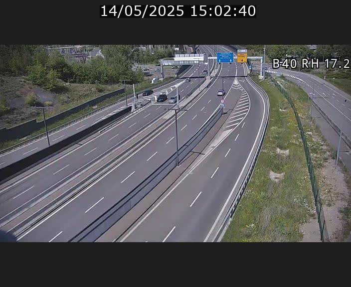 <h2>Webcam sur le contournement d'Esch Belval à hauteur de la sortie Université de Luxembourg. Vue orientée vers Luxembourg</h2>