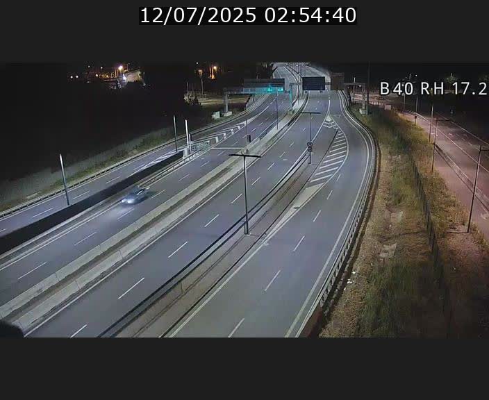 Webcam sur le contournement d'Esch Belval à hauteur de la sortie Université de Luxembourg. Vue orientée vers Luxembourg
