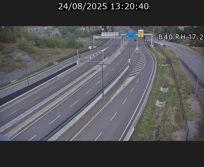 <h2>Webcam sur le contournement d'Esch Belval à hauteur de la sortie Université de Luxembourg. Vue orientée vers Luxembourg</h2>
