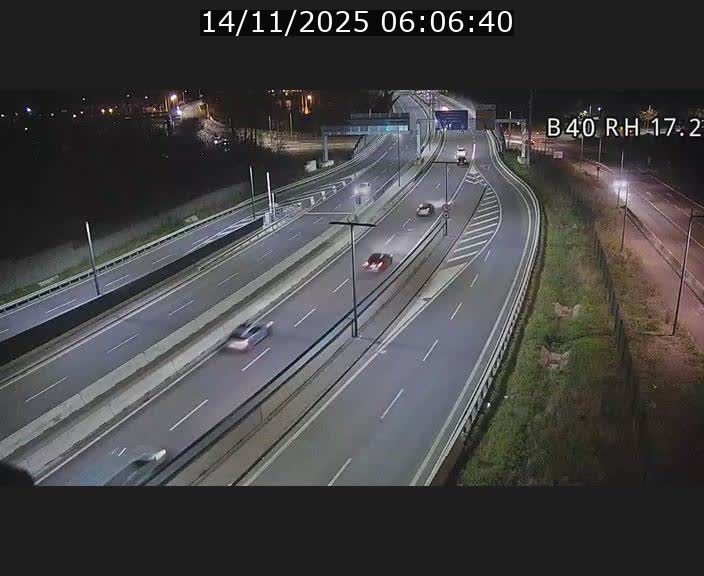 Webcam sur le contournement d'Esch Belval à hauteur de la sortie Université de Luxembourg. Vue orientée vers Luxembourg