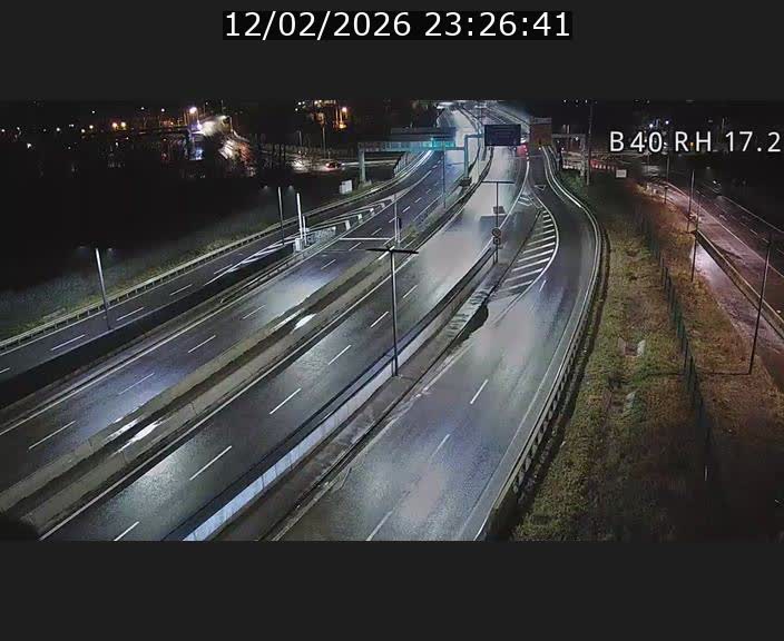 Webcam sur le contournement d'Esch Belval à hauteur de la sortie Université de Luxembourg. Vue orientée vers Luxembourg
