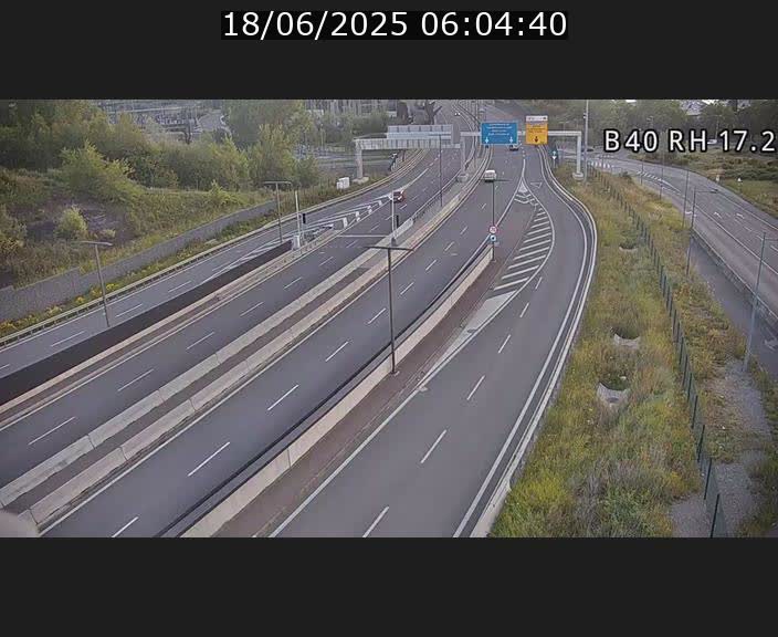 <h2>Webcam sur le contournement d'Esch Belval à hauteur de la sortie Université de Luxembourg. Vue orientée vers Luxembourg</h2>