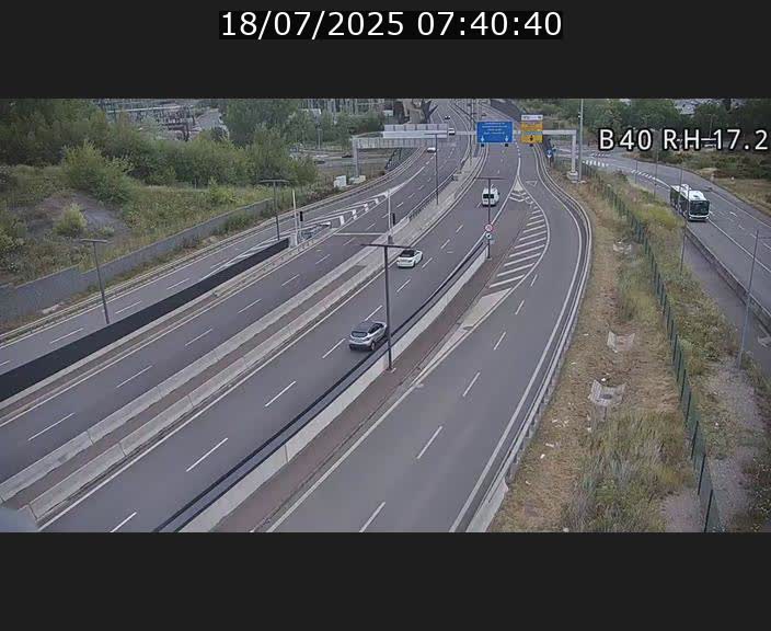 <h2>Webcam sur le contournement d'Esch Belval à hauteur de la sortie Université de Luxembourg. Vue orientée vers Luxembourg</h2>