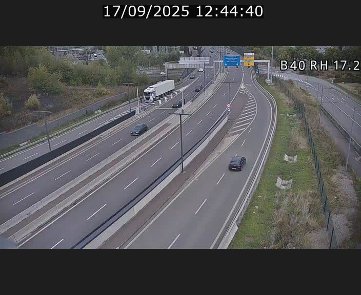 <h2>Webcam sur le contournement d'Esch Belval à hauteur de la sortie Université de Luxembourg. Vue orientée vers Luxembourg</h2>