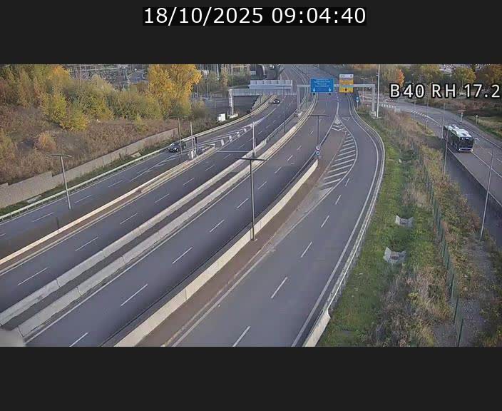 <h2>Webcam sur le contournement d'Esch Belval à hauteur de la sortie Université de Luxembourg. Vue orientée vers Luxembourg</h2>