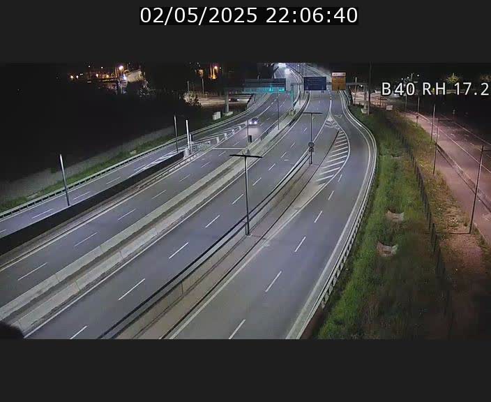 Webcam sur le contournement d'Esch Belval à hauteur de la sortie Université de Luxembourg. Vue orientée vers Luxembourg