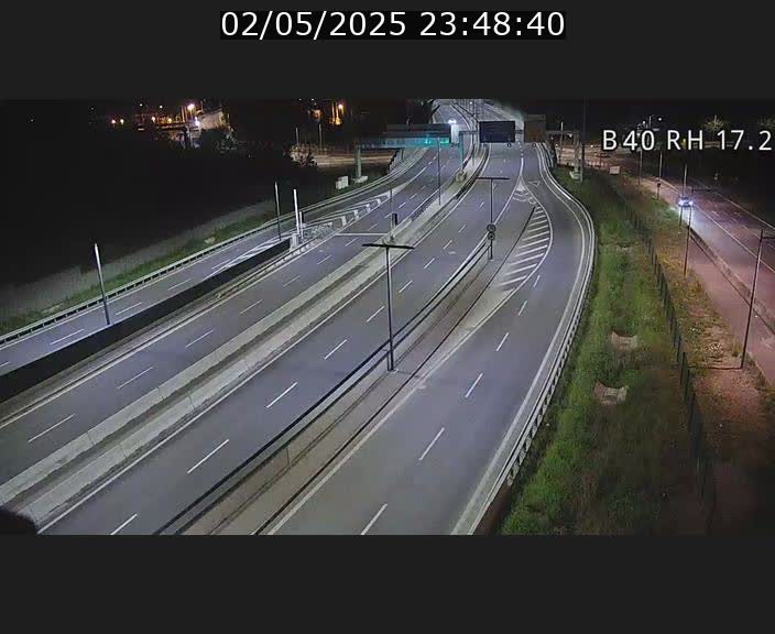 Webcam sur le contournement d'Esch Belval à hauteur de la sortie Université de Luxembourg. Vue orientée vers Luxembourg