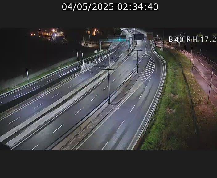 Webcam sur le contournement d'Esch Belval à hauteur de la sortie Université de Luxembourg. Vue orientée vers Luxembourg