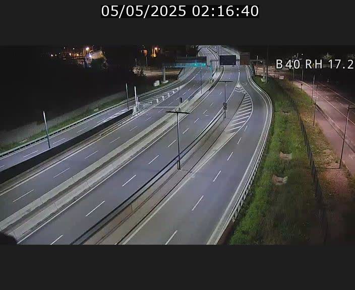 Webcam sur le contournement d'Esch Belval à hauteur de la sortie Université de Luxembourg. Vue orientée vers Luxembourg