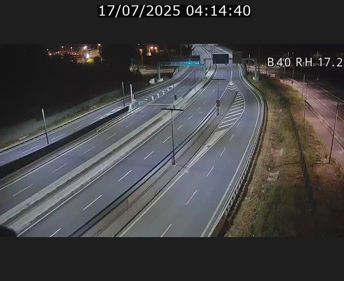 Webcam sur le contournement d'Esch Belval à hauteur de la sortie Université de Luxembourg. Vue orientée vers Luxembourg