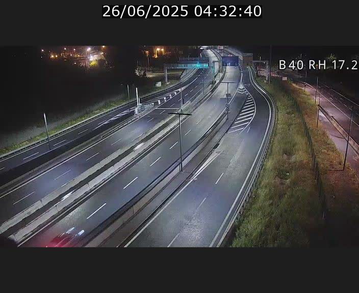 Webcam sur le contournement d'Esch Belval à hauteur de la sortie Université de Luxembourg. Vue orientée vers Luxembourg