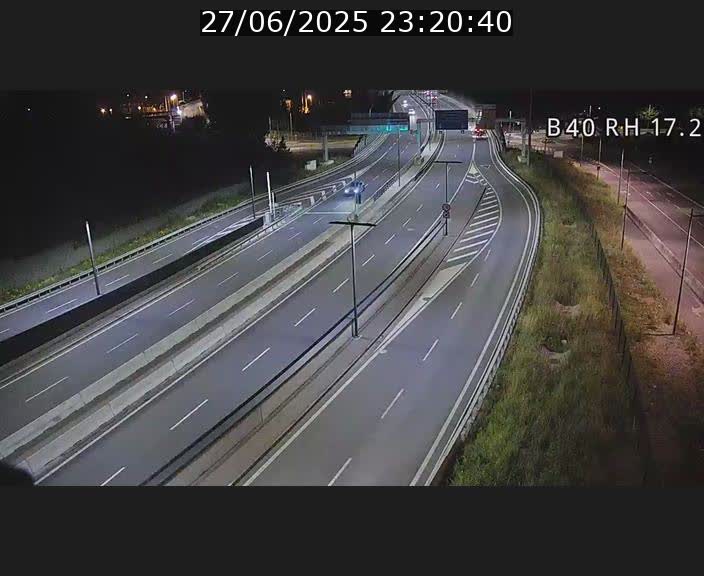 Webcam sur le contournement d'Esch Belval à hauteur de la sortie Université de Luxembourg. Vue orientée vers Luxembourg