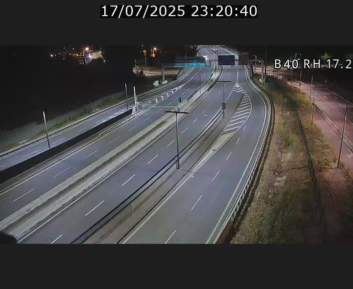 Webcam sur le contournement d'Esch Belval à hauteur de la sortie Université de Luxembourg. Vue orientée vers Luxembourg
