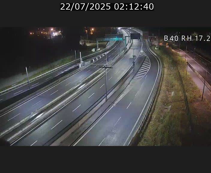 Webcam sur le contournement d'Esch Belval à hauteur de la sortie Université de Luxembourg. Vue orientée vers Luxembourg