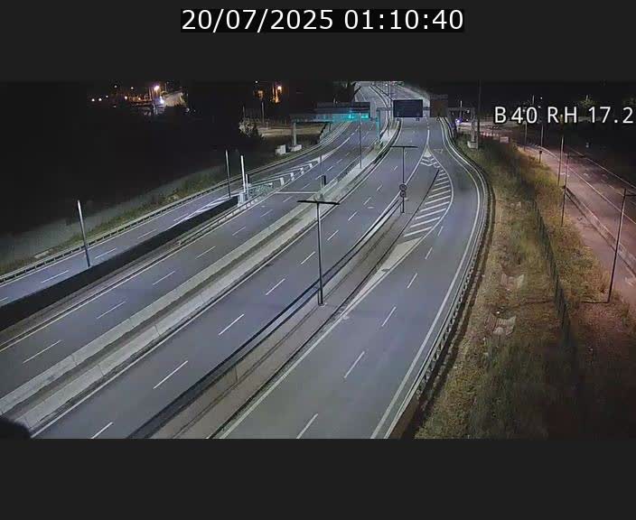 Webcam sur le contournement d'Esch Belval à hauteur de la sortie Université de Luxembourg. Vue orientée vers Luxembourg