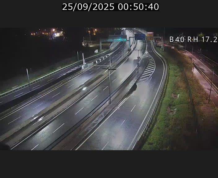 Webcam sur le contournement d'Esch Belval à hauteur de la sortie Université de Luxembourg. Vue orientée vers Luxembourg