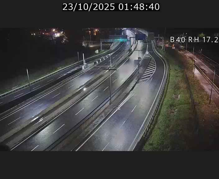 Webcam sur le contournement d'Esch Belval à hauteur de la sortie Université de Luxembourg. Vue orientée vers Luxembourg