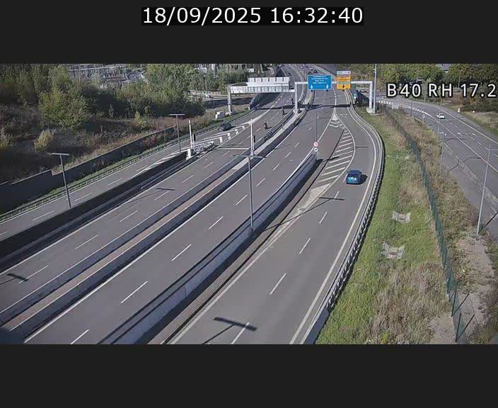 <h2>Webcam sur le contournement d'Esch Belval à hauteur de la sortie Université de Luxembourg. Vue orientée vers Luxembourg</h2>
