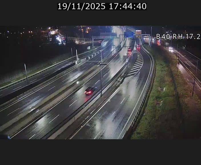 Webcam sur le contournement d'Esch Belval à hauteur de la sortie Université de Luxembourg. Vue orientée vers Luxembourg