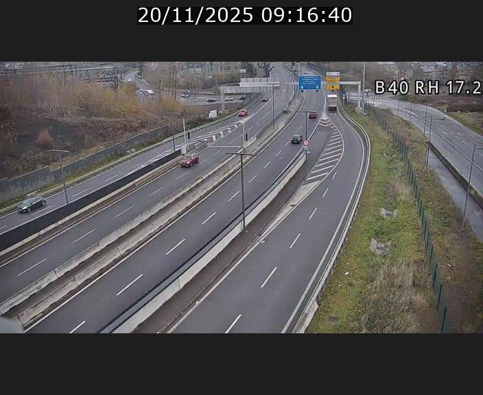 <h2>Webcam sur le contournement d'Esch Belval à hauteur de la sortie Université de Luxembourg. Vue orientée vers Luxembourg</h2>