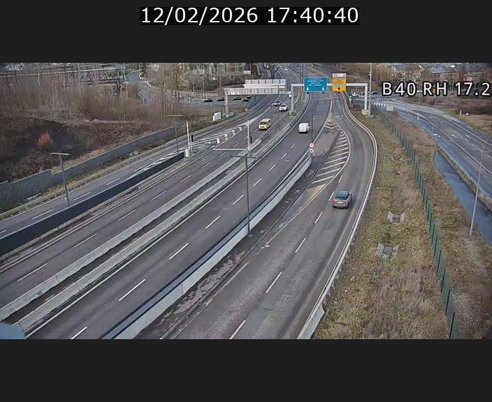 <h2>Webcam sur le contournement d'Esch Belval à hauteur de la sortie Université de Luxembourg. Vue orientée vers Luxembourg</h2>