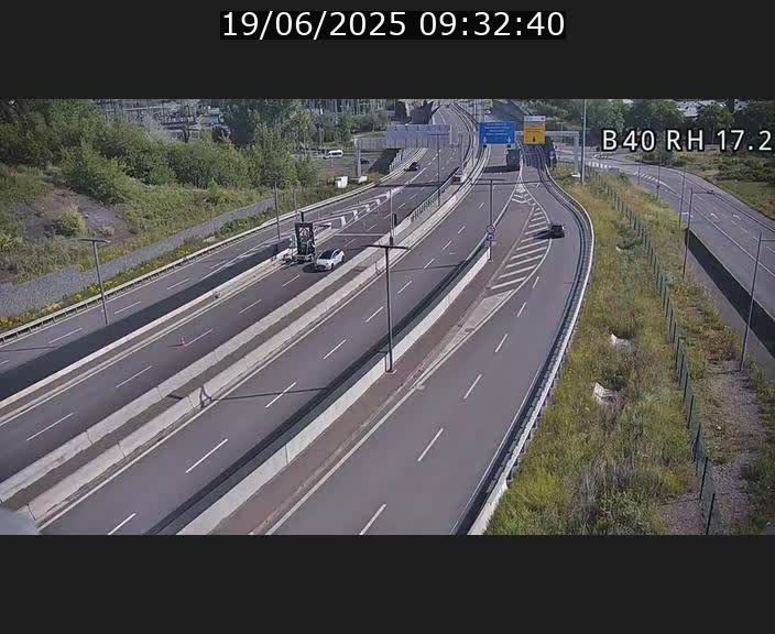 <h2>Webcam sur le contournement d'Esch Belval à hauteur de la sortie Université de Luxembourg. Vue orientée vers Luxembourg</h2>