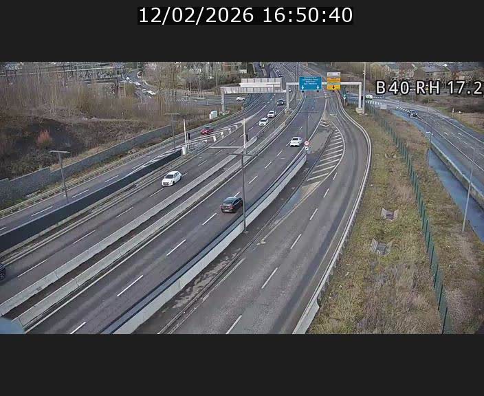 <h2>Webcam sur le contournement d'Esch Belval à hauteur de la sortie Université de Luxembourg. Vue orientée vers Luxembourg</h2>