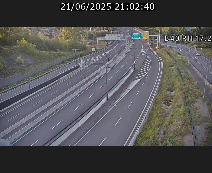<h2>Webcam sur le contournement d'Esch Belval à hauteur de la sortie Université de Luxembourg. Vue orientée vers Luxembourg</h2>