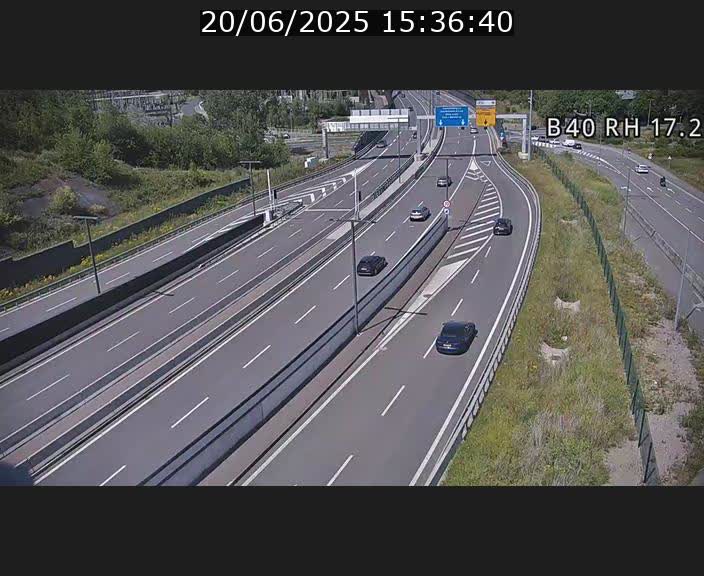 <h2>Webcam sur le contournement d'Esch Belval à hauteur de la sortie Université de Luxembourg. Vue orientée vers Luxembourg</h2>