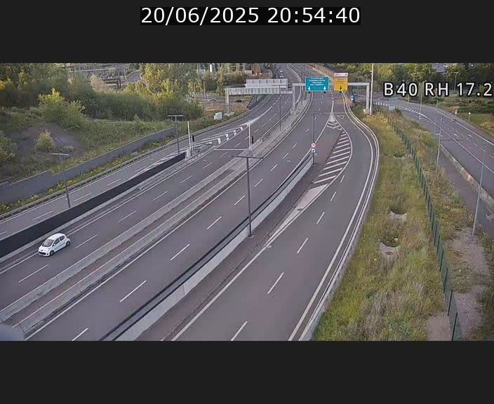 <h2>Webcam sur le contournement d'Esch Belval à hauteur de la sortie Université de Luxembourg. Vue orientée vers Luxembourg</h2>