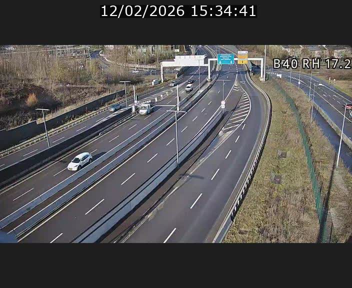 <h2>Webcam sur le contournement d'Esch Belval à hauteur de la sortie Université de Luxembourg. Vue orientée vers Luxembourg</h2>
